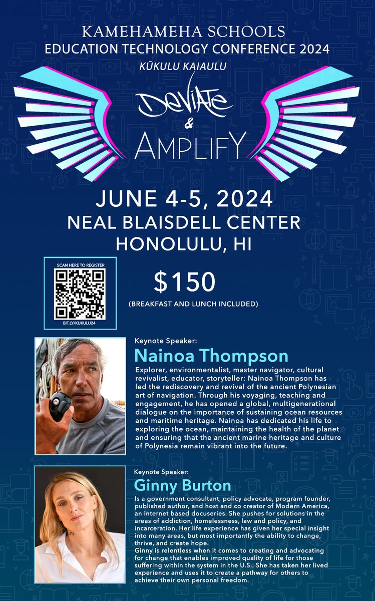 ksedtech's tweet photo. We're looking forward to seeing you at our 12th Annual #KSEdTech Conference!
Register now at https://t.co/QMB1Oy5RPi
#808educate https://t.co/u8MzjZ8EYh