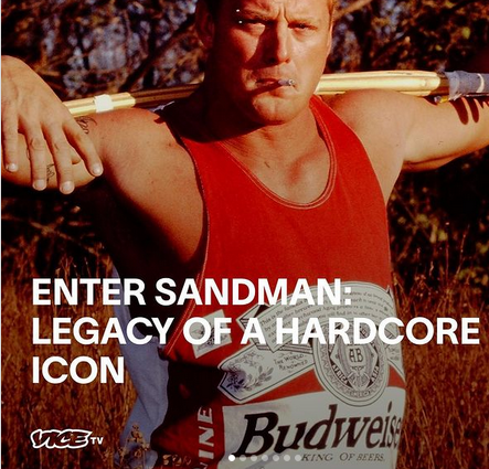 ⭐Watch tonight @VICETV 10pm New #DarkSideOfTheRing @DarkSideOfRing 'Enter Sandman: Legacy of a Hardcore Icon' #TheSandman About: bit.ly/2D8w6UJ