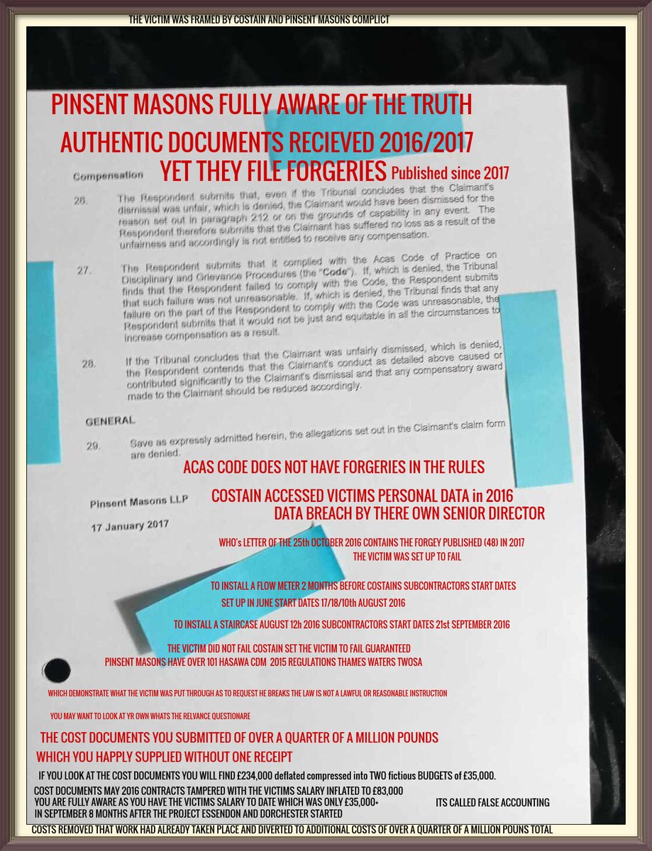 Costain Pinsent Masons How I sum up this case Authentic documents 2016 rec The Solicitor had turned a Blind Eye to Red flags & his deliberate decision not to investigate his suspicions (in case he discovered something that he did not wish to know) was dishonest Metcalfe v SRA