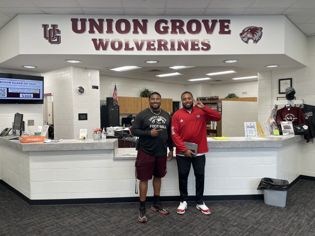 Thanks to @RTS_9 and the University of West Georgia for stopping by to discuss our prospects.