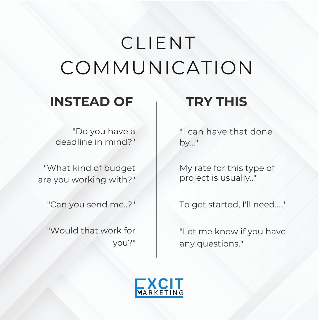 Communicating with clients can be challenging but we are here to help you!

#socialmediamanager #socialmediamarketing #socialmedia #digitalmarketing #socialmediatips #socialmediamanagement #marketing #socialmediastrategy #contentmarketing #socialmediaexpert #marketingdigital