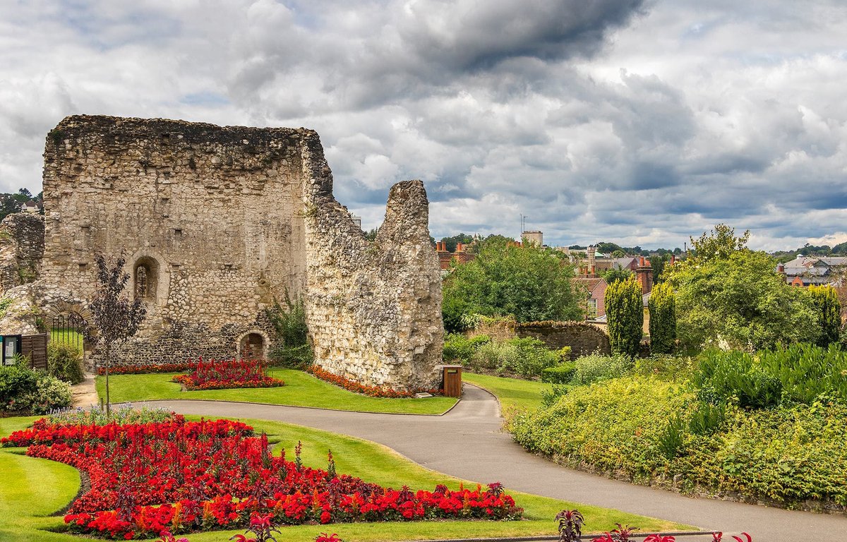 Medieval castle in Guildford, Surrey, UK #history #travel