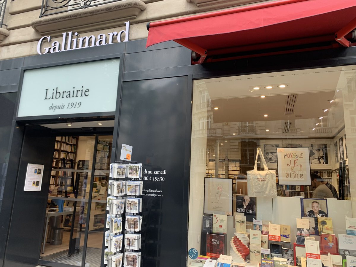 Françoise Chandernagor à la librairie @Gallimard, boulevard Raspail, le 14 mai.