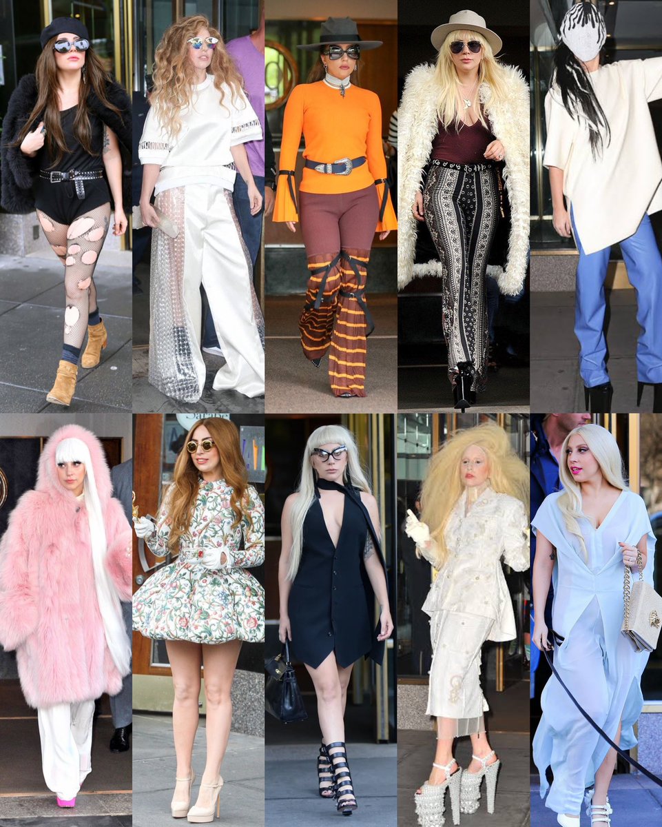 kinda miss lady gaga leaving her apartment in nyc fashion moments 😭
