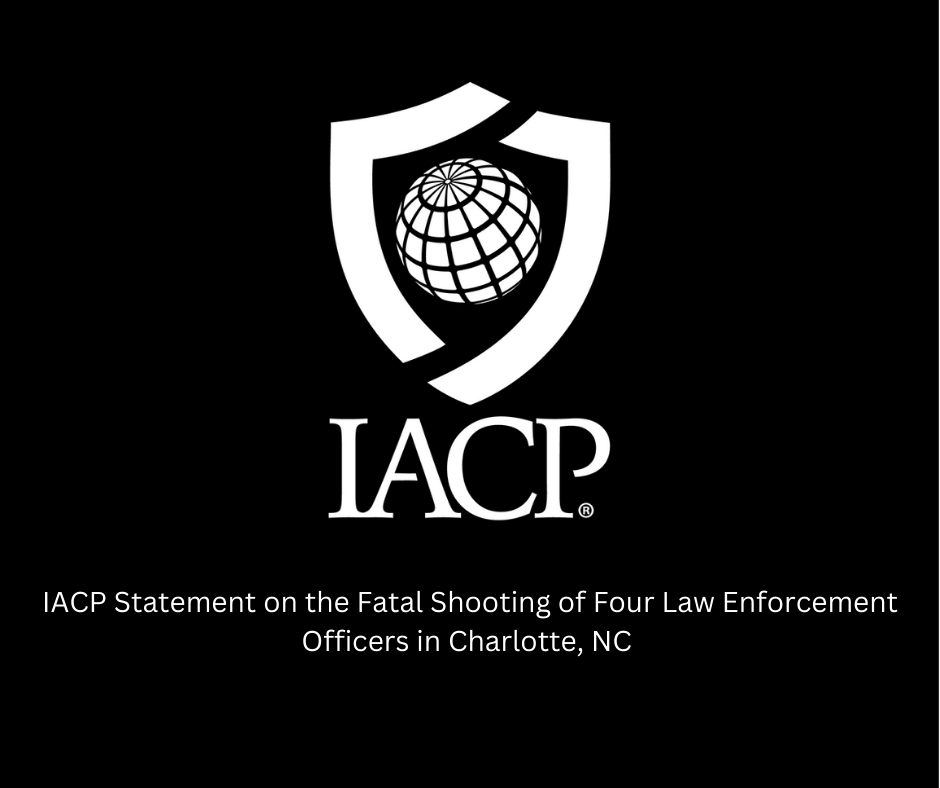The IACP has released a statement on the fatal shooting of four law enforcement officers in Charlotte, NC: theiacp.org/news/press-rel…