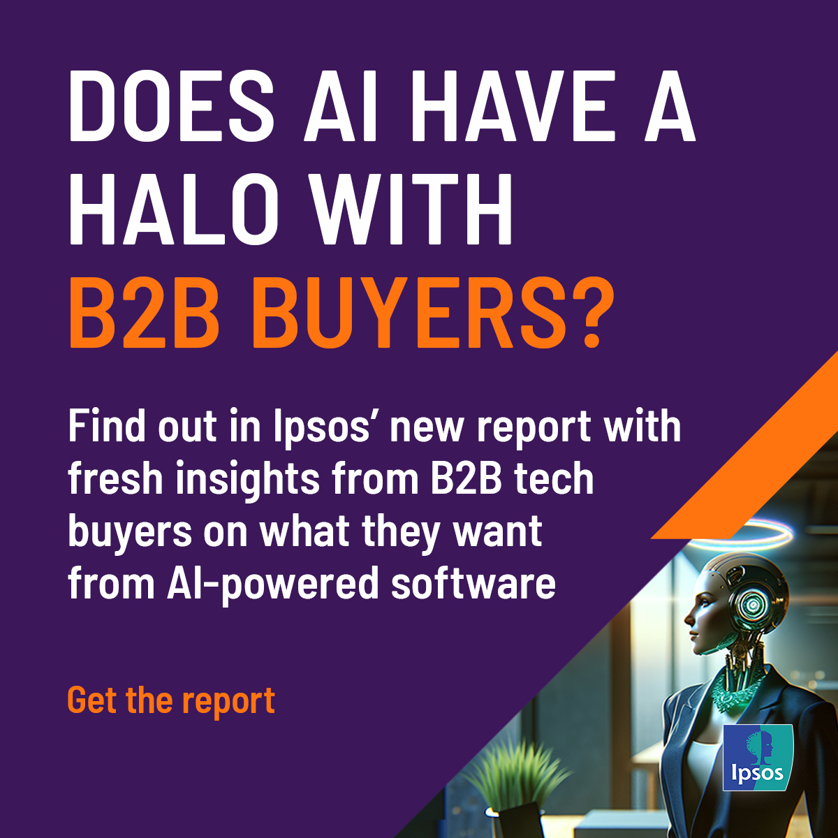 B2B Marketers: does talking about #AI in your product give it a halo … or is it a distraction from the benefit your product provides? Find out what #B2B software buyers and users think about tech that is “powered by AI” in a new Ipsos report. ipsos.com/en-us/does-ai-…