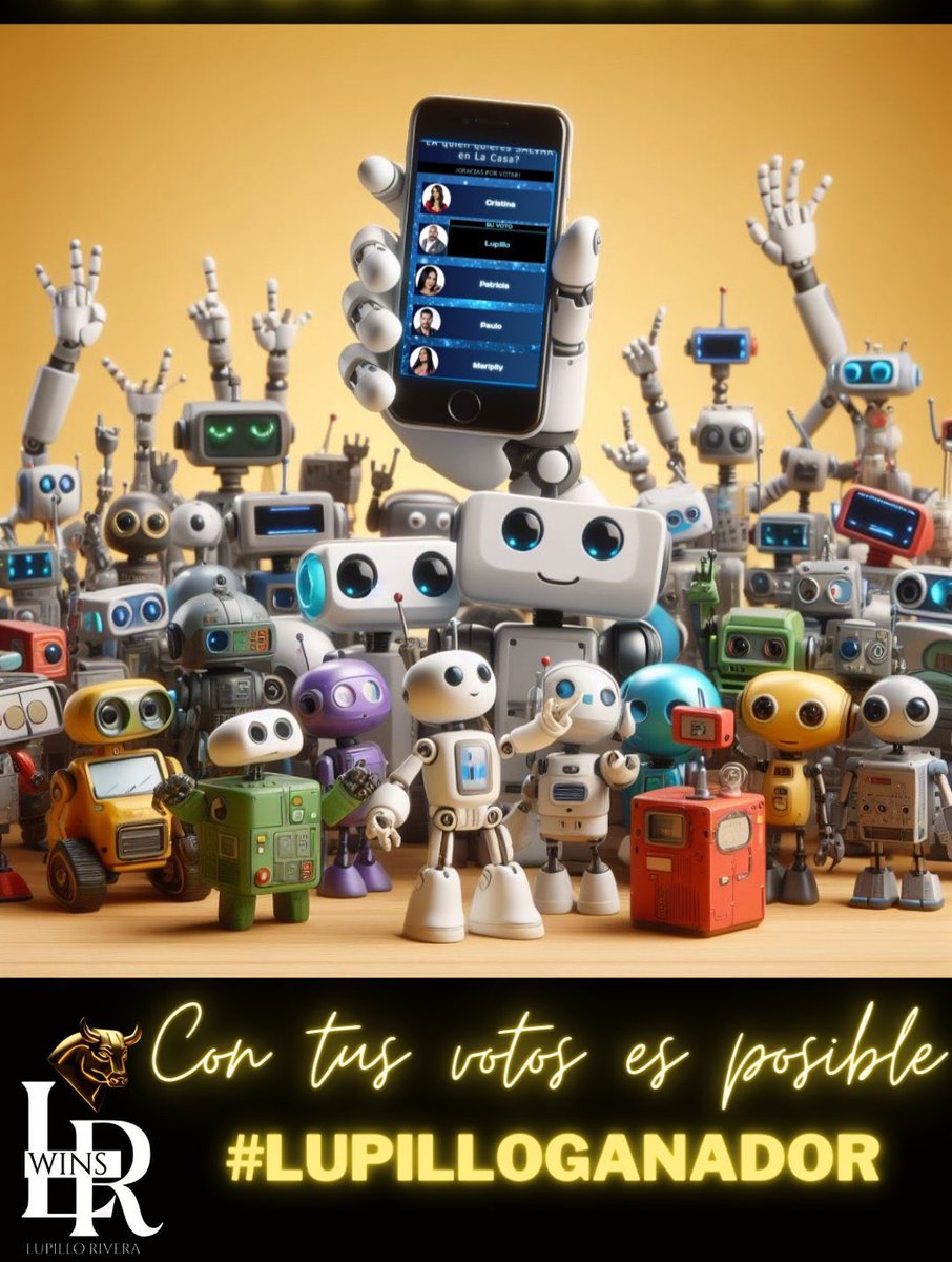 Mariajo_sg_'s tweet photo. Los Bots de Lupillo andamos con todo lo llevaremos a la final , lo haremos ganador y les tocará soportar ! 👊🏻🔥

🩵✨🤖
#LCDLF4 
#LupilloGanador #LupilloRivera https://t.co/ohklaIAipL