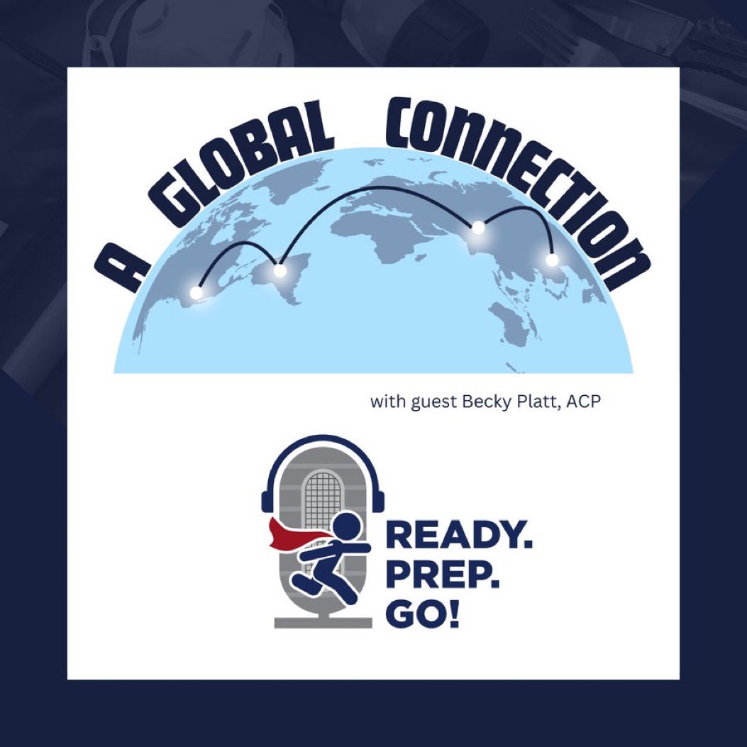 📍Next episode of 'Ready. Prep. Go!,' drops Tuesday, May 7! In 'A Global Connection,' @BeckyPlatt3, ACP and volunteer with UK Med shares her experiences providing medical aid to children in various parts of the world. To listen to all episodes, visit ow.ly/XwsP50RsGuP