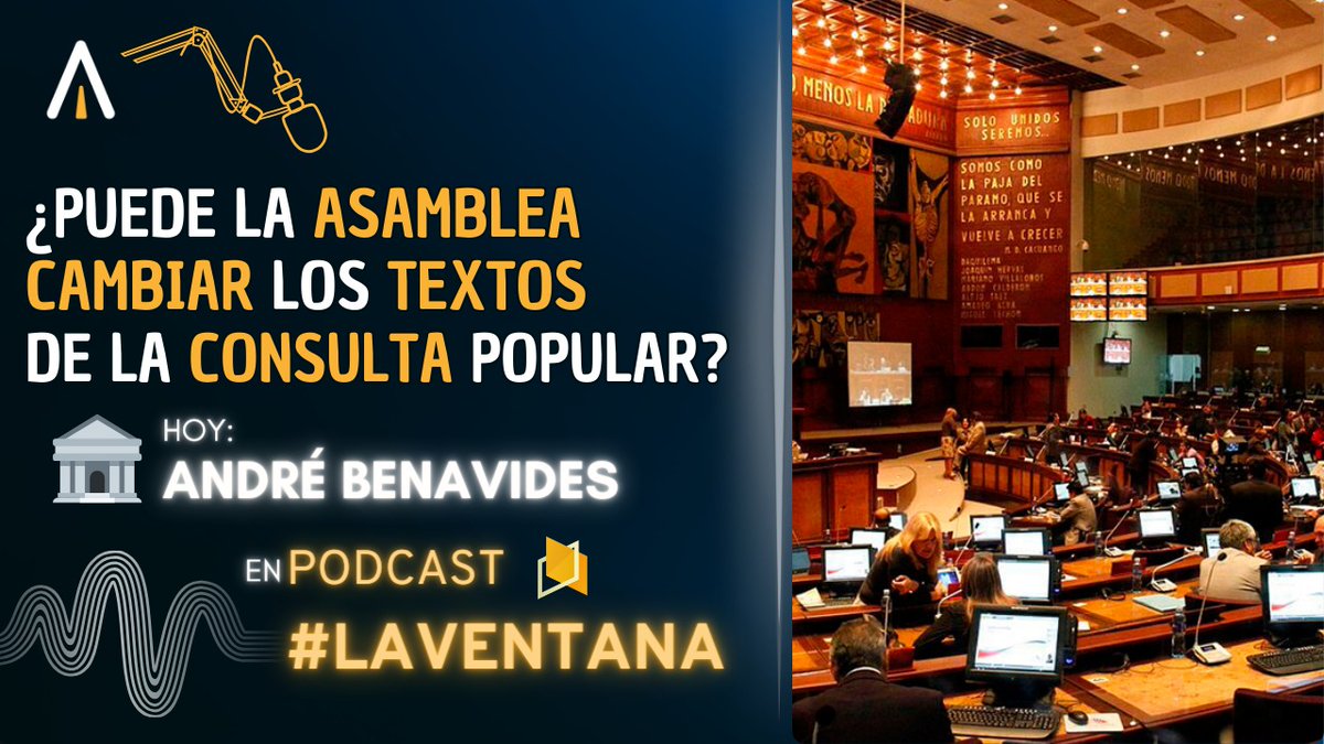 De acuerdo con el abogado constitucionalista, André Benavides (@AndreBenavidesM), los asambleístas tienen libertad de configuración legislativa, por lo que pueden mejorar los textos de las preguntas de la Consulta Popular, ¿qué consecuencias traerían esos cambios? y ¿cúal es el