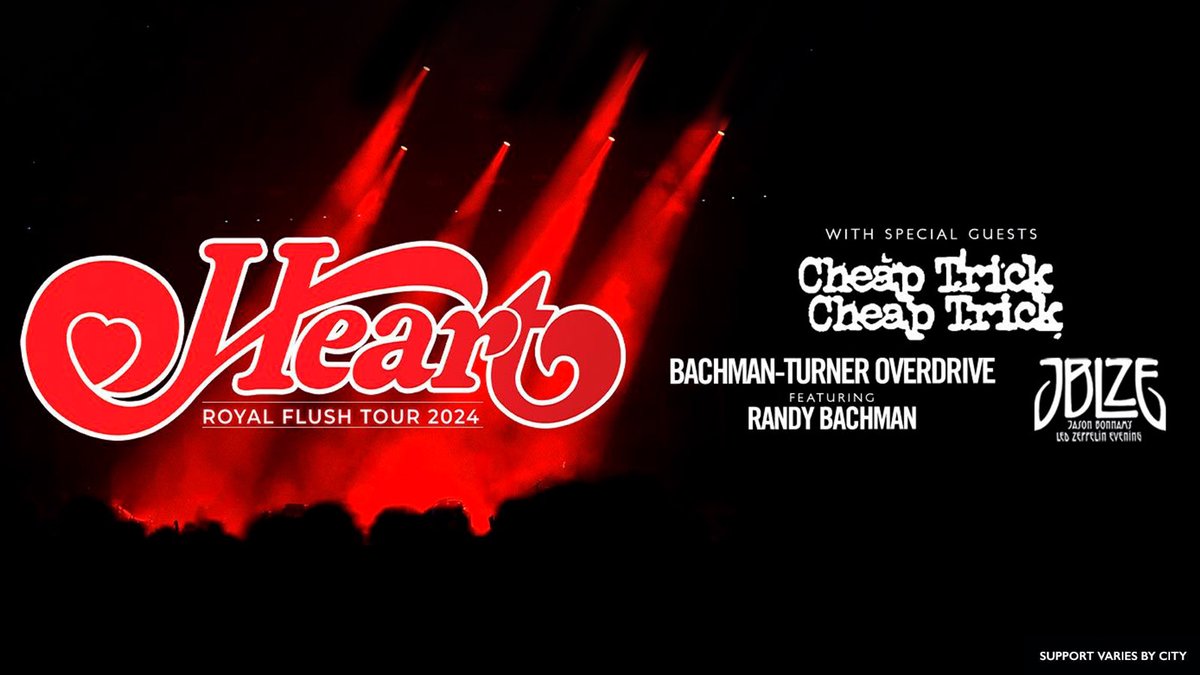 Citi cardmembers can purchase preferred tickets to the new dates added for @Officialheart’s Royal Flush Tour 2024 HERE: on.citi/3VGhDsc