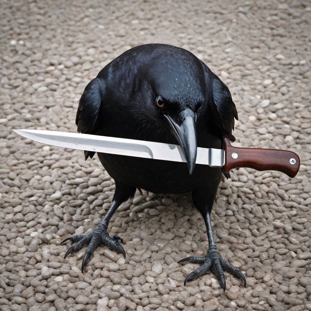 Binance here we come 

THERE IS NO OTHER OPTION 🐦‍⬛🔪

crow with knife