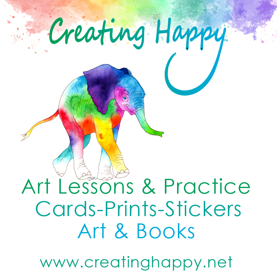 Take a moment away from the noise and busyness and news to check in with your creative self at creatinghappy.net So much there for creating your kind of happy right now.