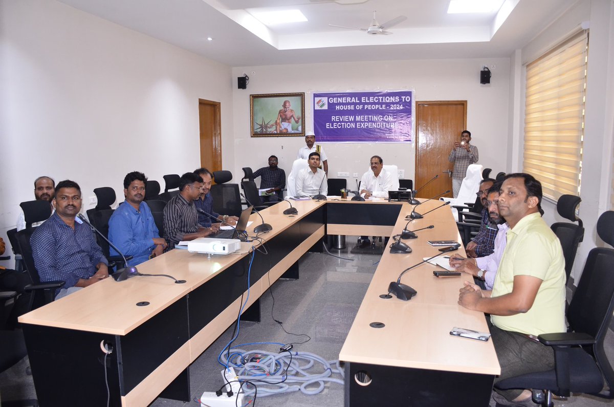 Meeting was conducted today by General Observer with all AROs, nodal officers, sectoral officers and micro observers for General Elections to HoP- 2024.