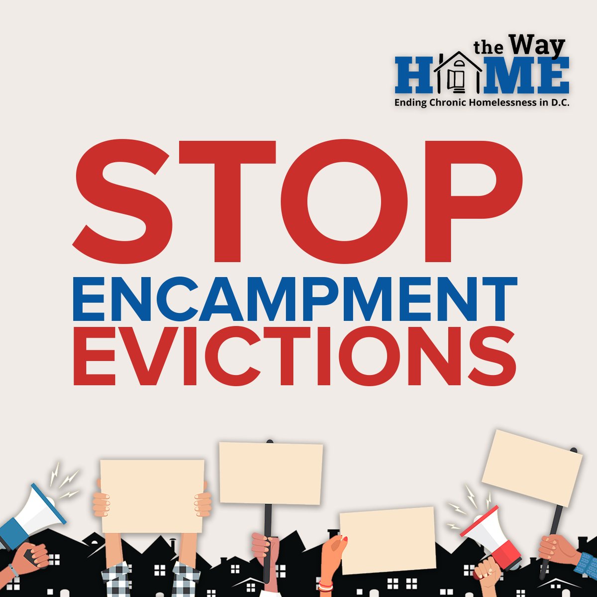 📢 TAKE ACTION 📢 The National Park Service and the Bowser administration are slated to evict and permanently close five encampment sites in Foggy Bottom, displacing up to 70 people. Please join us in urging policymakers to halt this evictions today: bit.ly/3y6MQuG