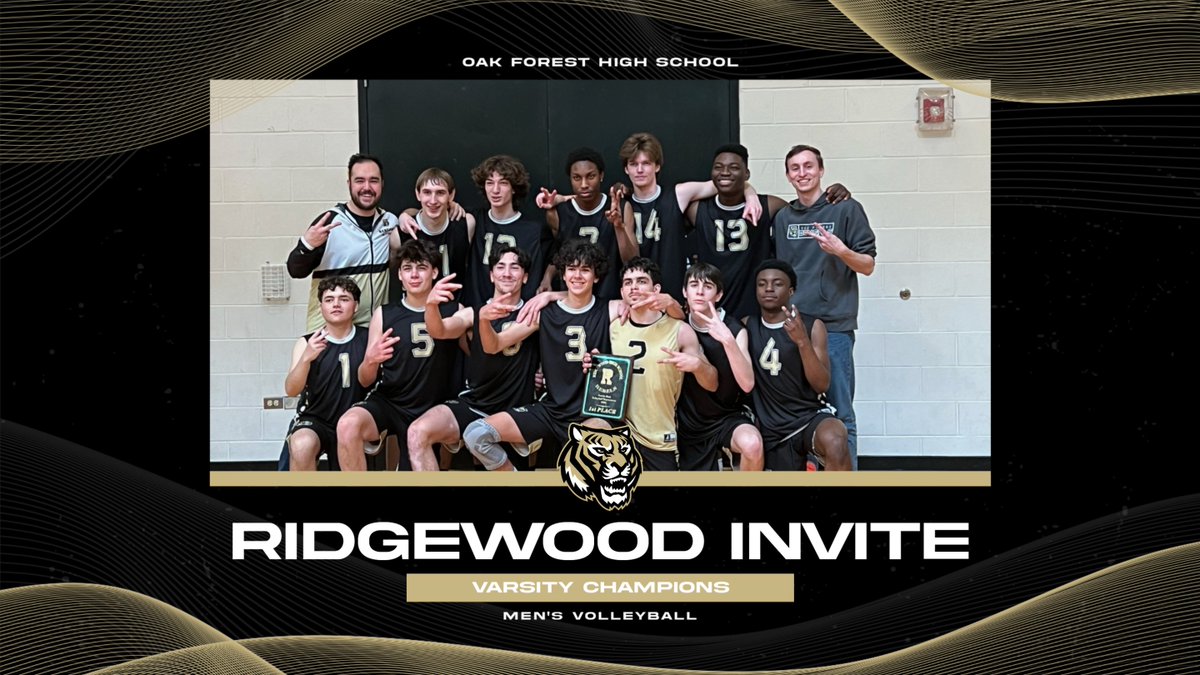 Congratulations to the Men's Volleyball team on winning the Ridgewood Invite for the second consecutive year!!