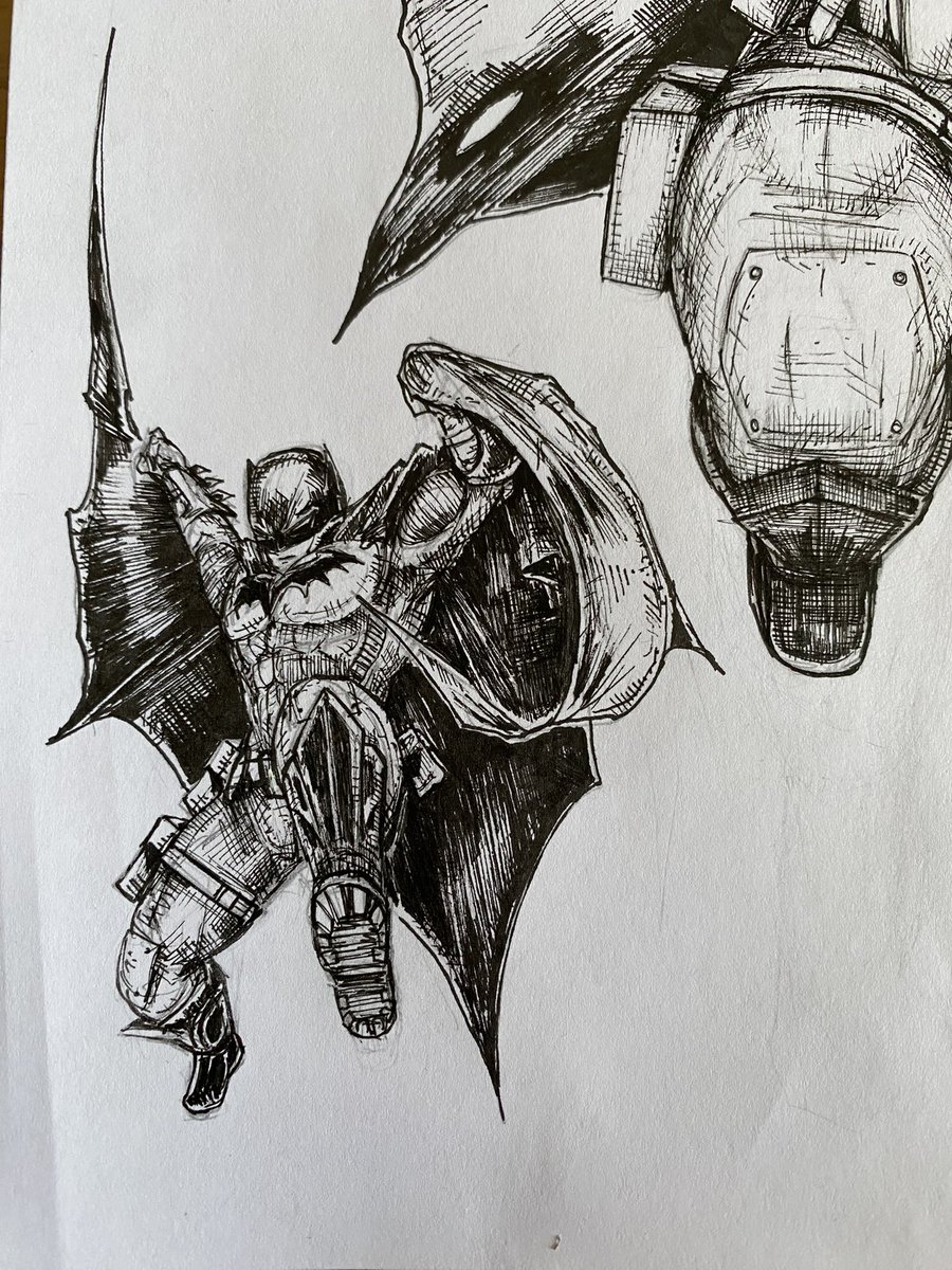 My Batman design. Batman drawings I did on the Lives. 
#batman #drawing #thebatman #art #comics #comicart #dccomics #lineart #artist #sketch #arkhamknight #reelsart #ink