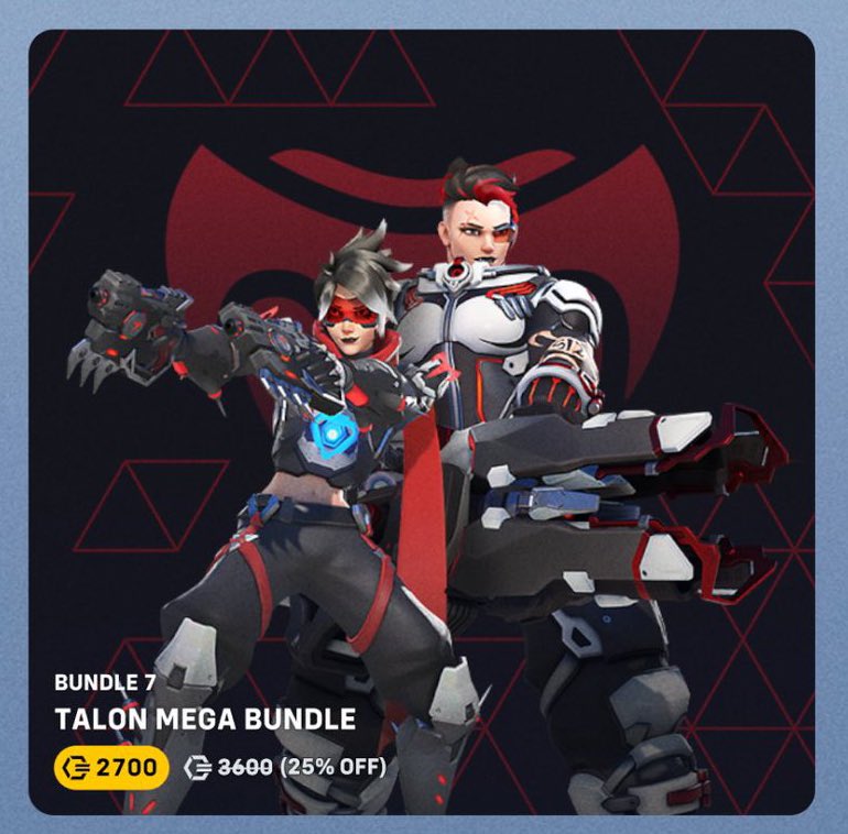 🎁 GIVEAWAY FOR TALON MEGA BUNDLE IN #Overwatch2 🎁

JOIN THE #giveaway HERE:

1️⃣ FOLLOW: <a href="/JoystickOW/">Joystick</a> 
2️⃣ LIKE + RETWEET
3️⃣ TAG A FRIEND 

🔥 2X CHANCE TO WIN IF YOU FOLLOW: twitch.tv/Joystick 

WINNER WILL BE DM’ED PRIZE