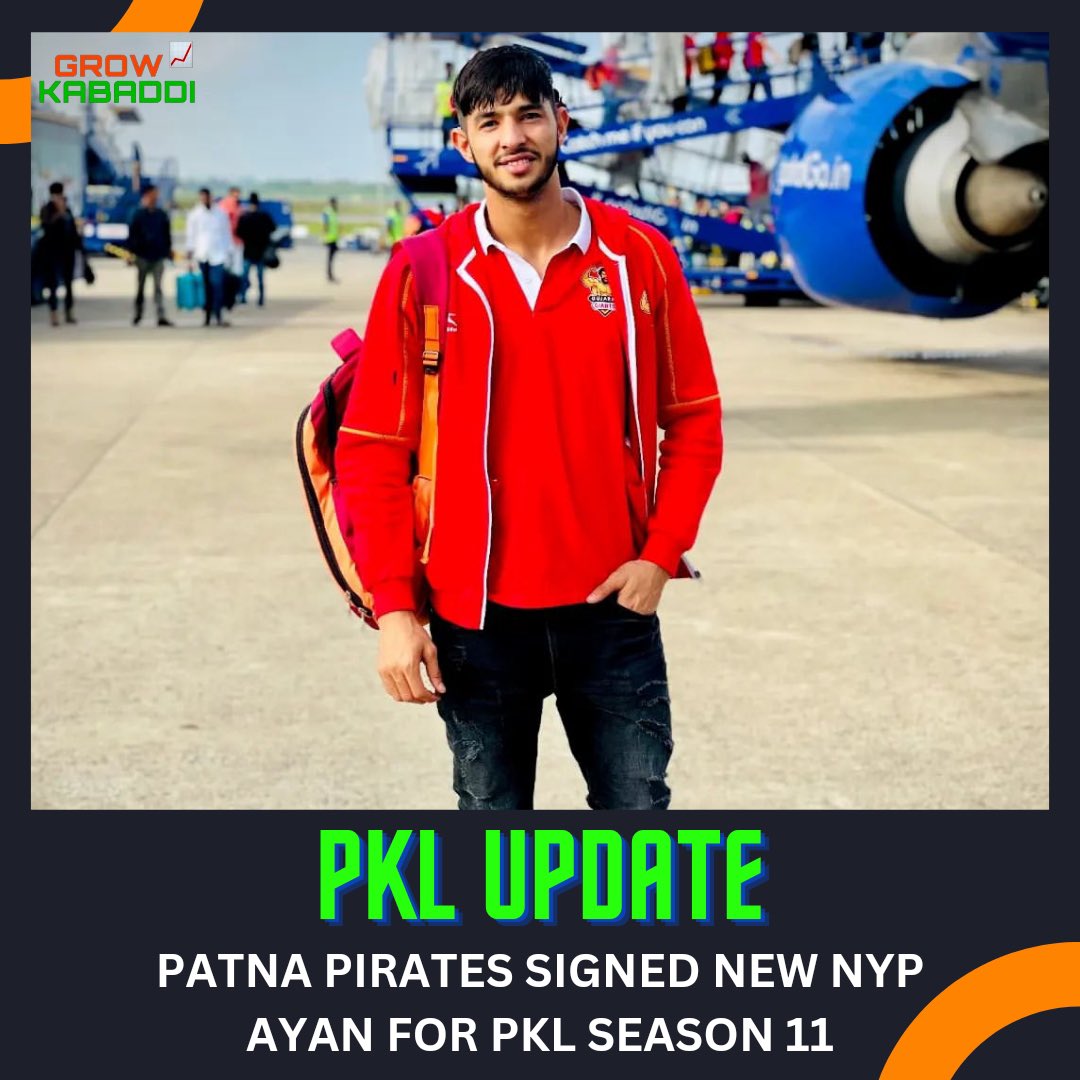 🚀 Welcome aboard, Ayan! The Patna Pirates are gearing up with a new powerhouse for PKL Season 11. Get ready to witness some electrifying action! ⚡ 
.
.
.
.

.
.
#PatnaPirates #PKLSeason11 #NewSigning #kabaddi #prokabaddi #kabaddikabaddi #pkl10 #pkl #kabaddilover #kabaddiplayer