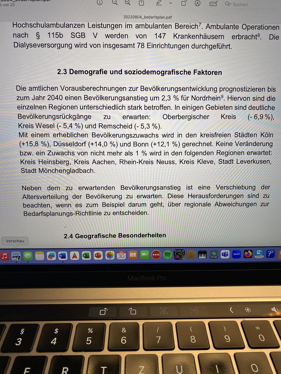 Bin grad mit der Bedarfsplanung der KV Nordrhein beschäftigt und stoße auf folgende Angaben zur Entwicklung der Bevölkerung in NRW.

Hat jemand von euch eine Idee, wie diese irren Zahlen zustande kommen? 

Die Geburtenrate ist es ganz sicher nicht! 

👇