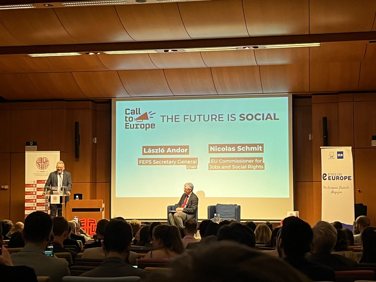 Can Europe be more competitive? Yes but, with quality jobs and the green deal at the heart. This is the formula put forward by @NSchmitPES tonight @FEPS_Europe #calltoEurope event. Congrats to @LaszloAndorEU & @MJRodriguesEU and the all team for putting this together! ✊🌹