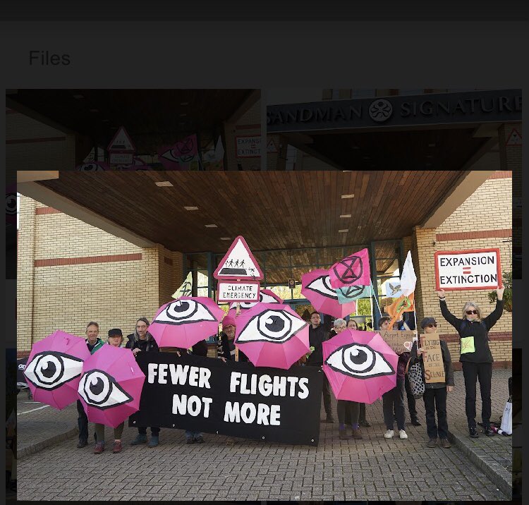 hollycorner's tweet photo. Today was Climate Hearing Day at the planning enquiry for the expansion of Gatwick. We stood outside prior to the hearing and many of us went inside to listen. But, why are so many of us flying on holiday? Check out some of my UK beauty spots. #Gatwick #notoexpansion https://t.co/bxlbK29mEK