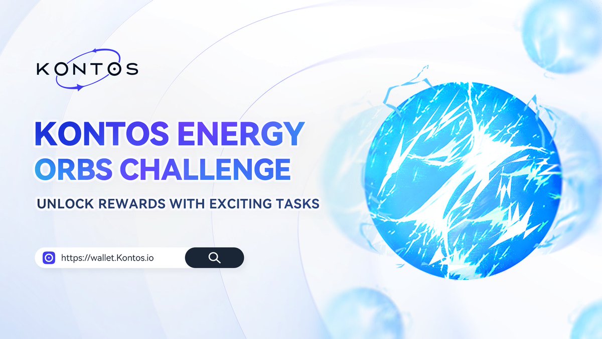 🚀 Exciting Announcement! 🚀 #Kontos is thrilled to launch the new campaign: 'Unlock Exclusive Rewards with Kontos'! 🌟 Complete tasks, earn energy points, and unlock a variety of Energy Orbs filled with surprises! 🔗 Dive into the details in our latest medium article:…