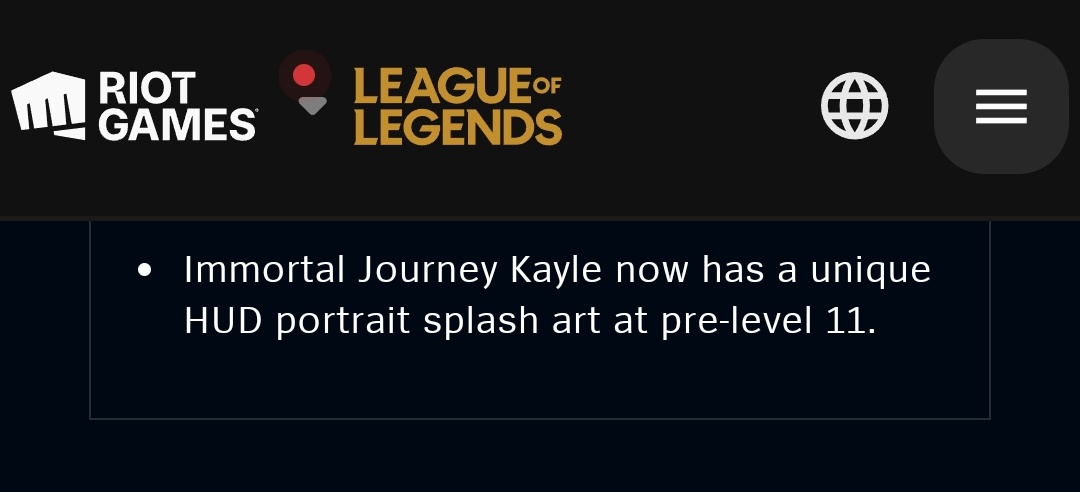 Mas olha so... adicionaram a 'mini splash' de rosto da Kayle Jornada Imortal. Por essa eu não esperava.