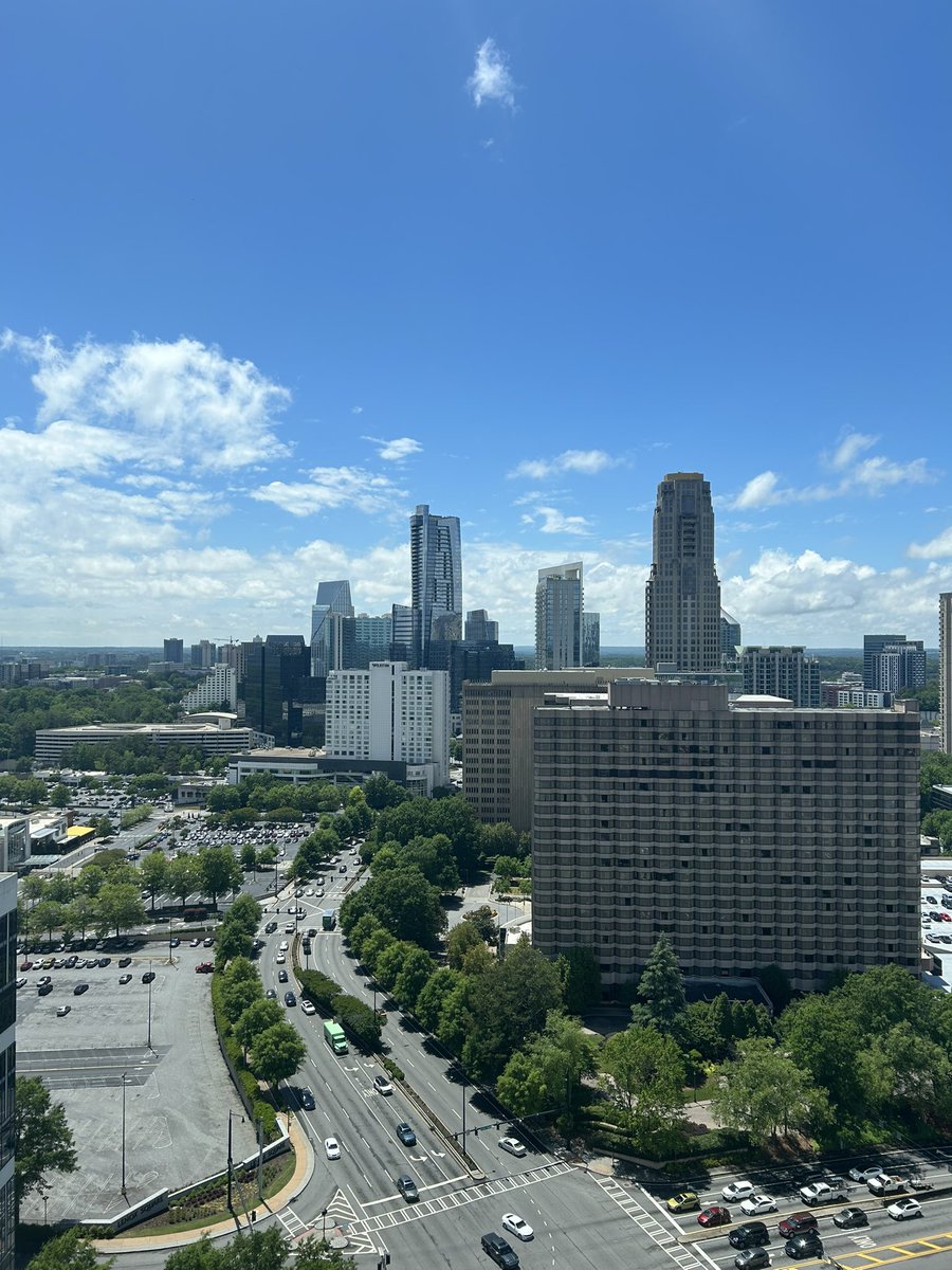 Just another day in Buckhead…at least the rain stopped