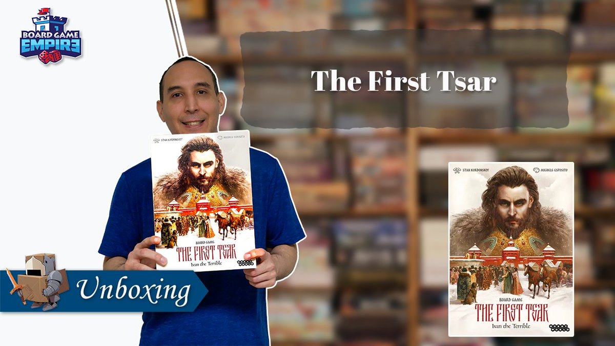 The First Tsar Unboxing youtube.com/watch?v=EbuKHg… @HobbyWorldInt #boardgameempire #Unboxing #TopGames #BoardGames #TheFirstTsar #HobbyWorld #BGG #boardgamenight #boardgamenights #boardgameaddict #boardgamegeeks #boardgameday #boardgamecommunity #gamenight #tabletopgame