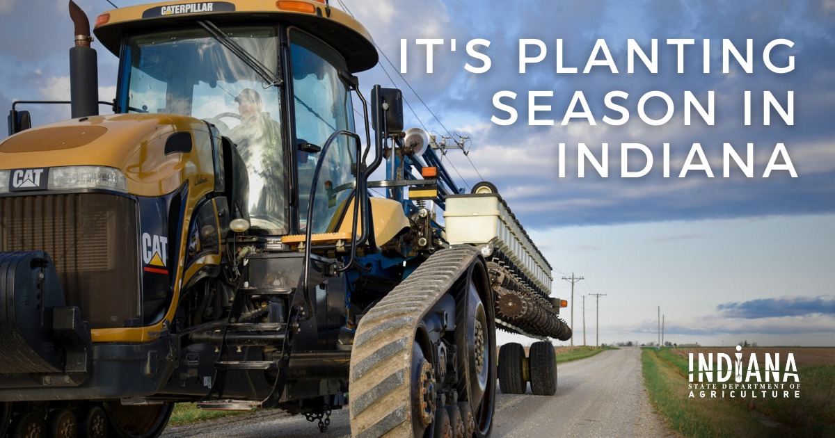 Planting season is upon us here in the Hoosier state which means you are much more likely to meet large farm equipment on the roadway. Be careful and patient when passing equipment this spring. #Plant2024 #SafePlantIN Find out more here: bit.ly/4cRodC7