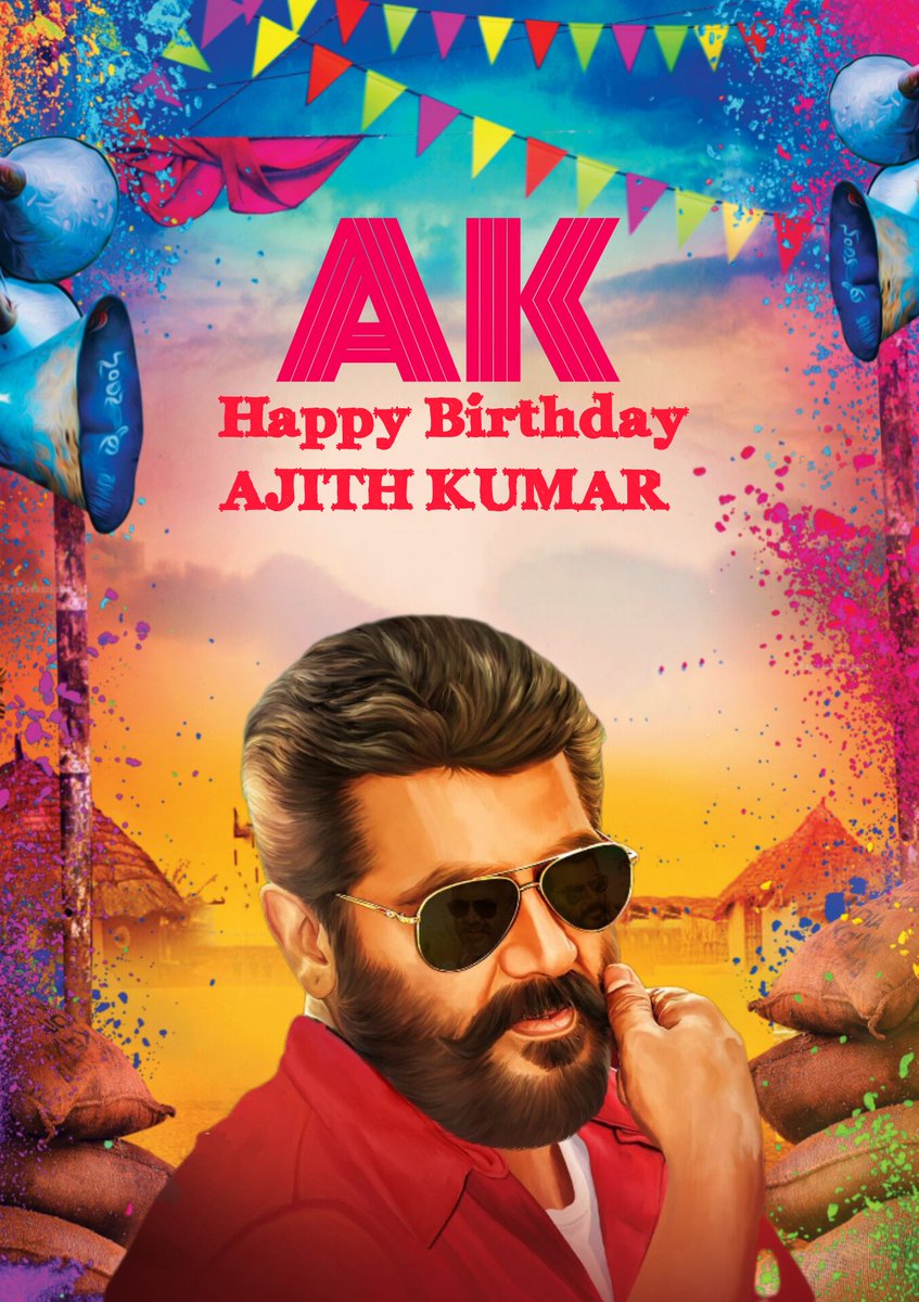 AcipMohamed's tweet photo. #HBDAjithKumar https://t.co/p2VMf1dSwK