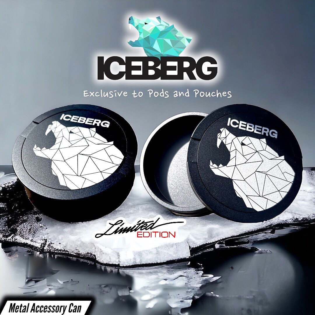 *Iceberg Limited Edition Giveaways*
The Iceberg Limited Edition Accessory can is exclusive to Pods and Pouches and It is an every day carry must have!! 

Join the telegram to have a chance ➡️ t.me/+xkAktQWbNI1jN…

#snus #nicotinepouches #nicopods