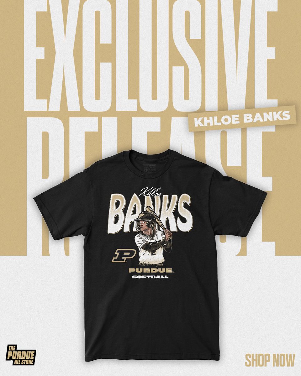 You already know what to do 🤝 New @PurdueSoftball drop for @KhloeBanks4 🚂 purdue.nil.store/products/exclu…