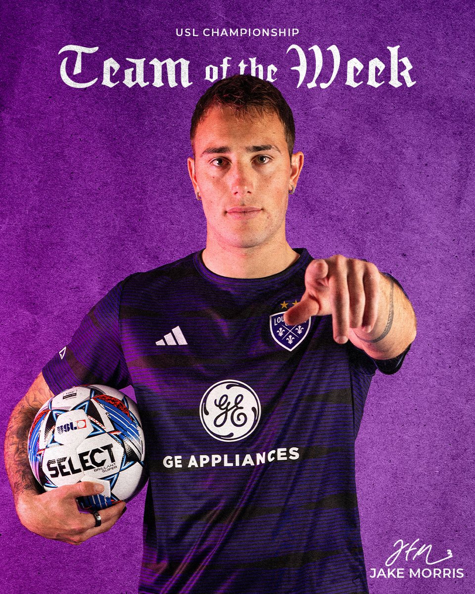 A pair of assists for @USLChampionship Team of the Week 🔥 Let's go, @jakemorristm!