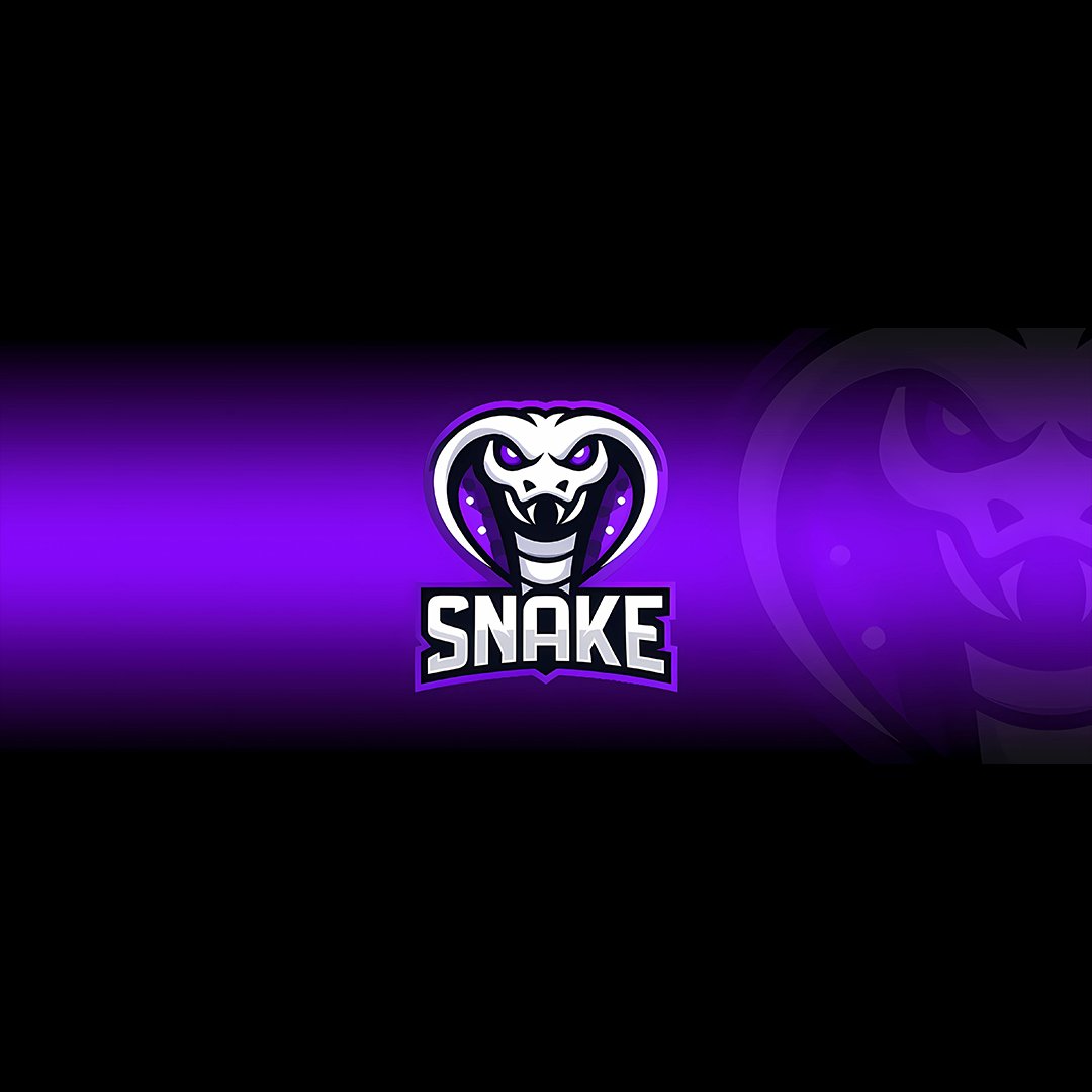 This is a logo and banner featuring a gaming mascot in the form of a snake character, accompanied by the text 'Snake'.

If you wish to have a logo or banner like this created, please send me a message!

#GraphicDesign #logo #LogoDesign #banner #BannerDesign #CreativeDesign