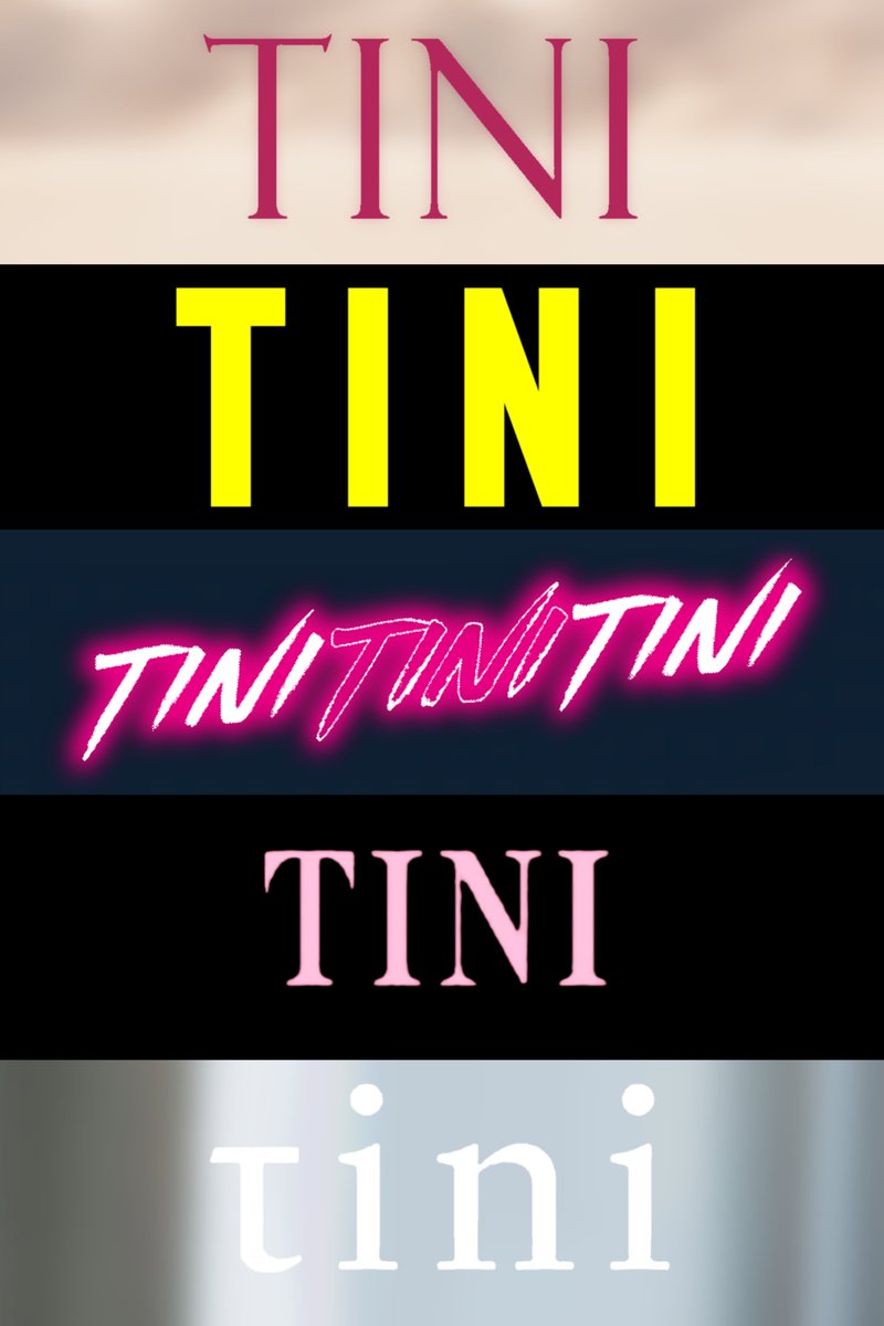 tini's logos throughout her eras