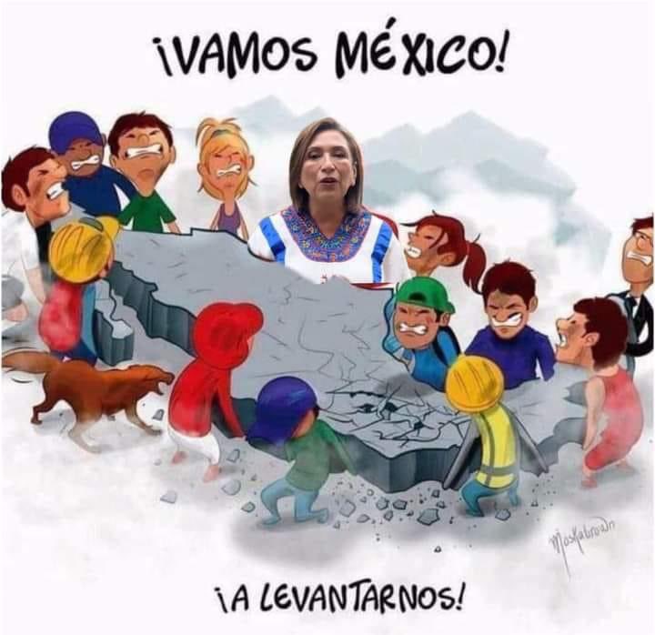 @XochitlGalvez Vamos Xochitl no estás sola! Todos te ayudaremos a sacar el país adelante!!! #XochitlGalvezPresidenta