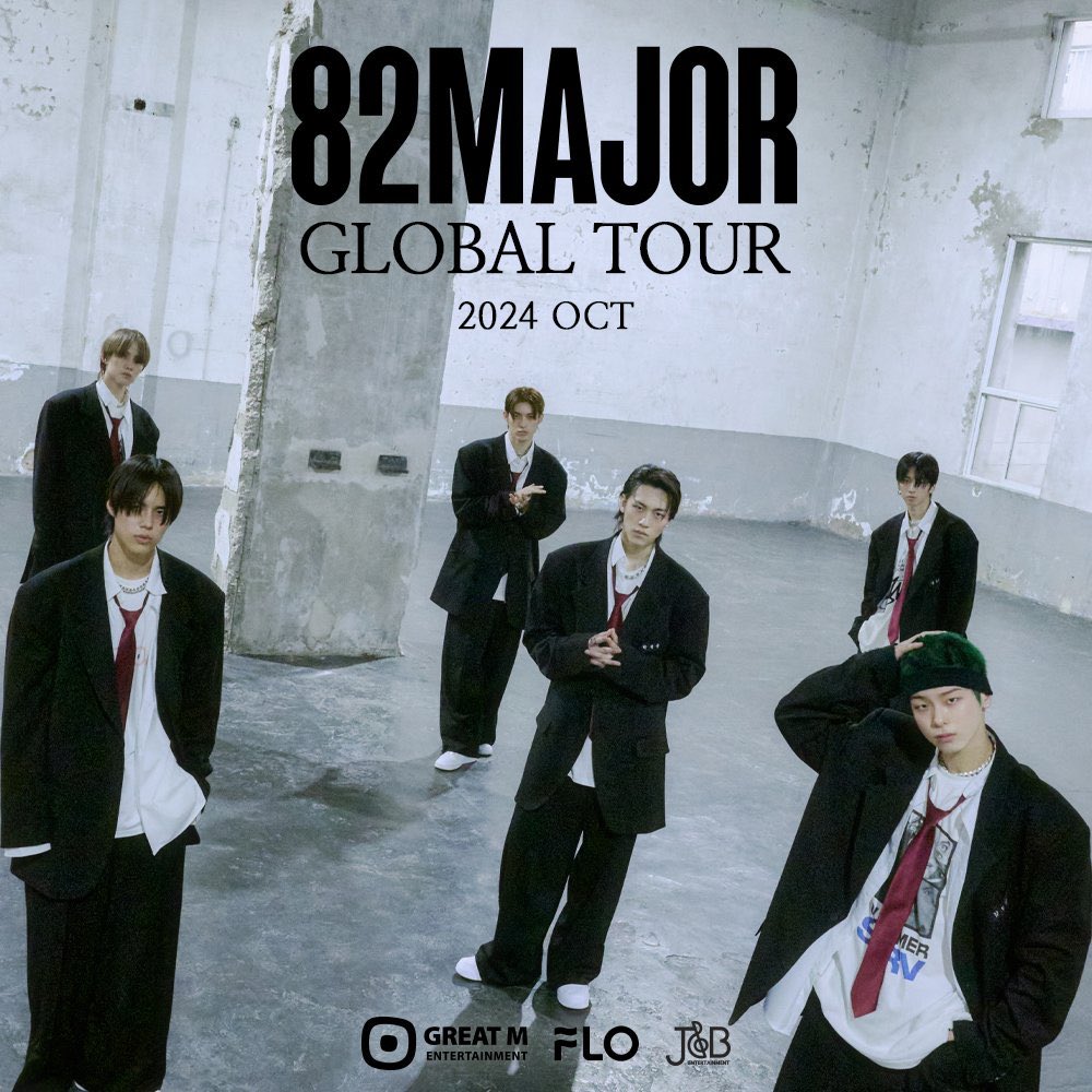 J&B ENT. has announced that 82MAJOR will be going on a global tour in October 2024! @82major_officia @JNBCANADA #82MAJOR