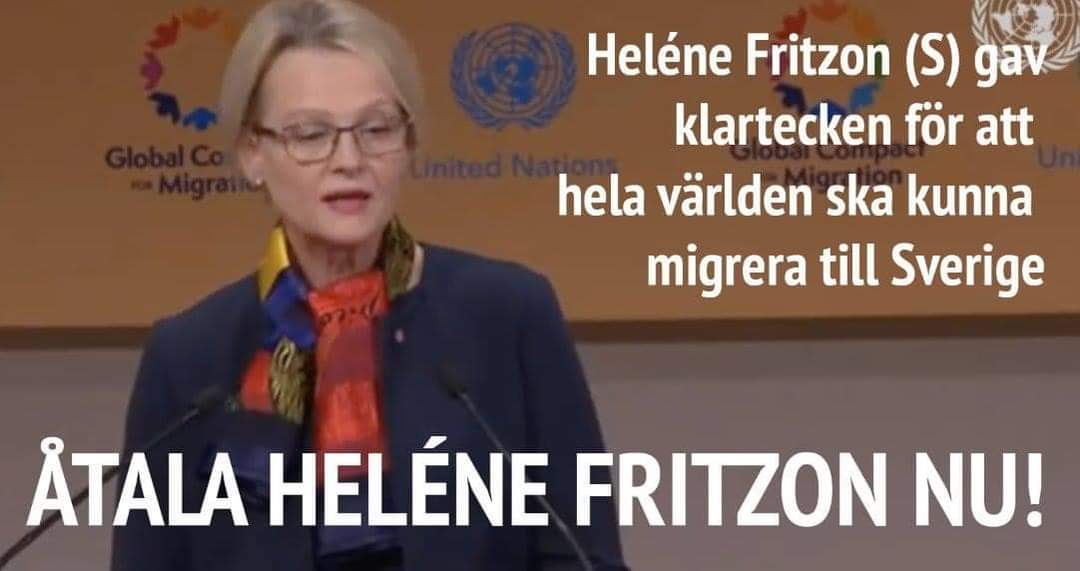 'En sosse m obefintlig utbildning, ingen som gynnar svenskar/Sverige. Vad förväntar sig en väljare fr henne?'

Inget straff är hårt nog för landsförrädare i S/Mp/V+C med bedrägliga hejdukar i statlig media (public service/tv4) och politiskt tillsatta i offentlig skattebet sektor.