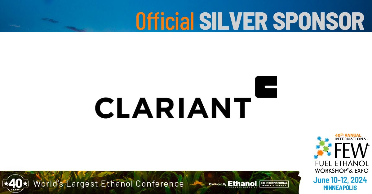 Thank you to #FEW24 Silver Sponsor, @clariant!

#ethanol #renewablefuels