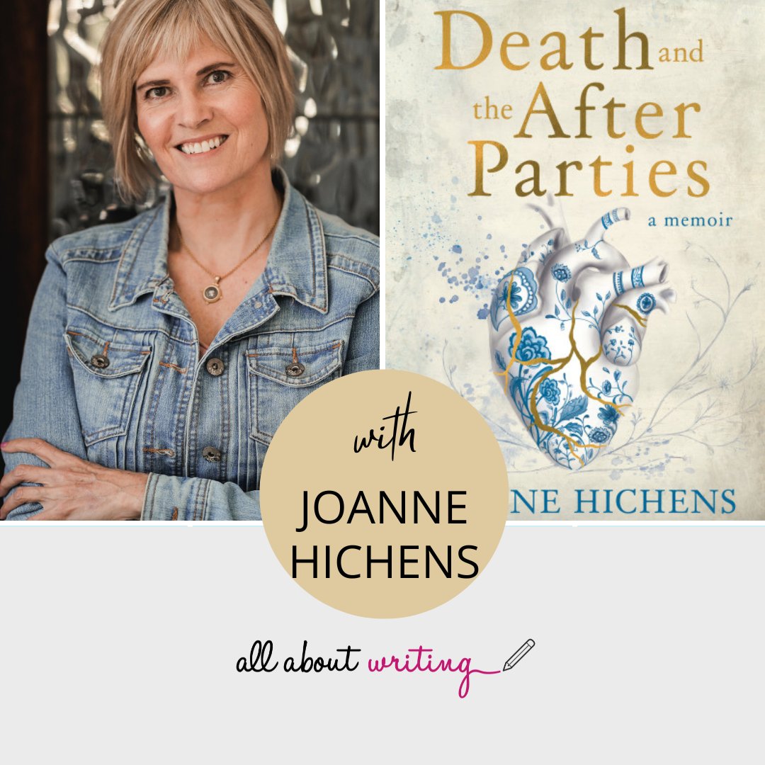 Do you have dreams of writing a memoir? You're invited to a free webinar with @JoanneHichens who'll talk about writing & publishing her memoir, 'Death and the After Parties' (@KaravanPress) and will answer your questions #memoir #publishing Register here: all-about-writing.ck.page/4a603a6919
