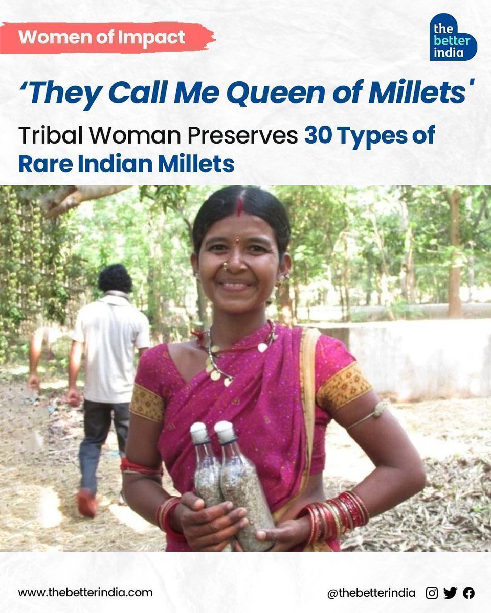Meet Raimati Ghiuria, the real-life 'Queen of Millets' from Odisha's Koraput district.

#QueenOfMillets #MilletWarrior #SeedSavior #Odisha #TribalPower #MilletFarming #TraditionalFarming