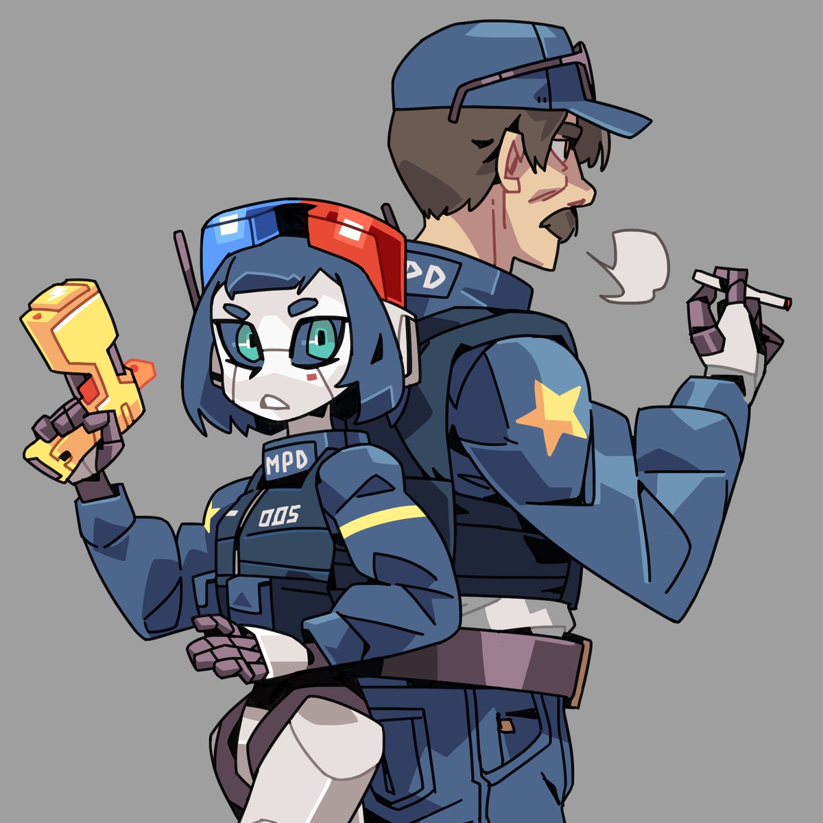 Ready to dole out some speeding tickets🚨🚨
[ commission for @piesarts ]