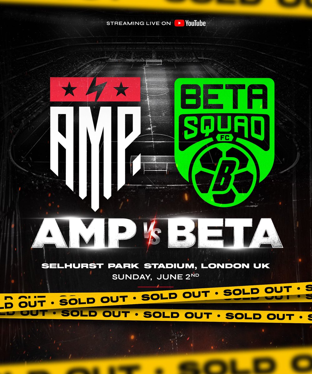 SOLD OUT ⚡️ WHO WE NEED ON TEAM AMP??