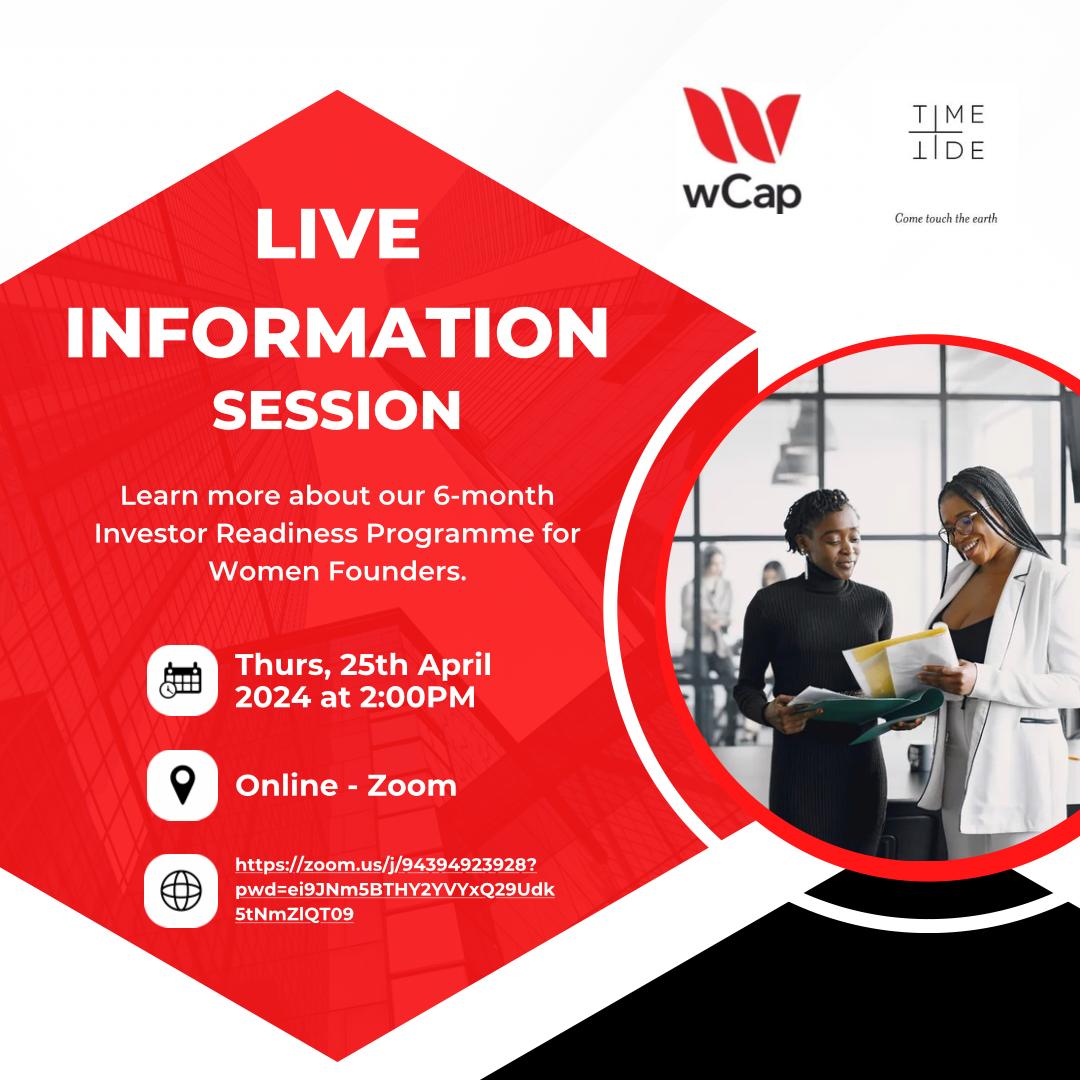 wCap Limited (@wcapzm) on Twitter photo Many thanks to everyone that attended our information session on this years Women In Business Investor Readiness Programme. In case you missed it, click on the link here: youtu.be/m9GGynIai6k Many thanks to everyone that attended our information session on this years Women In Business Investor Readiness Programme. In case you missed it, click on the link here: youtu.be/m9GGynIai6k
