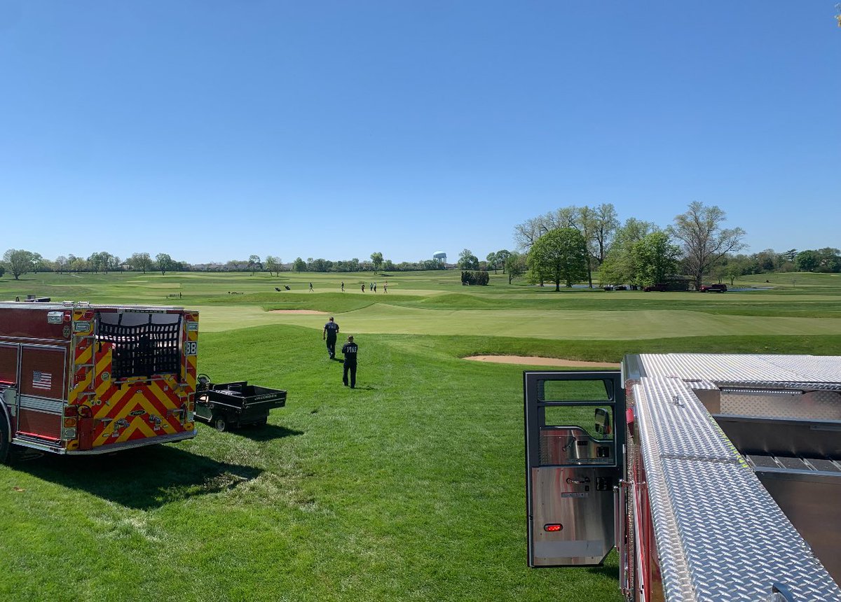 There is a fire at a Chicago Golf Club. I have been told that it is the halfway house. Hope nobody was injured & very thankful it wasn’t in the clubhouse post-renovation.