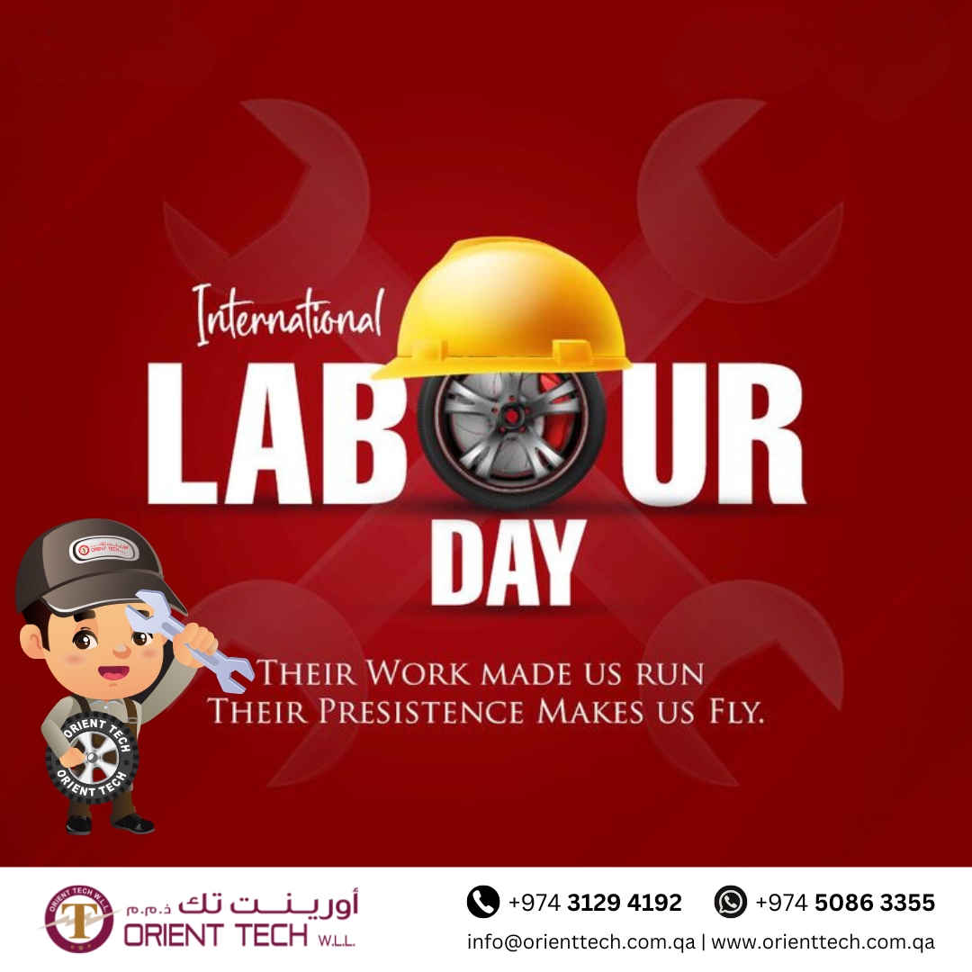 Cheers to hard work, dedication, and the power of the workforce! Happy Labour Day! 💪🛠️

#LabourDay #WorkersDay #MayDay #CelebrateLabor #WorkforceHeroes #Orienttechwll #carservice #qatar #carrepair #autorepair
