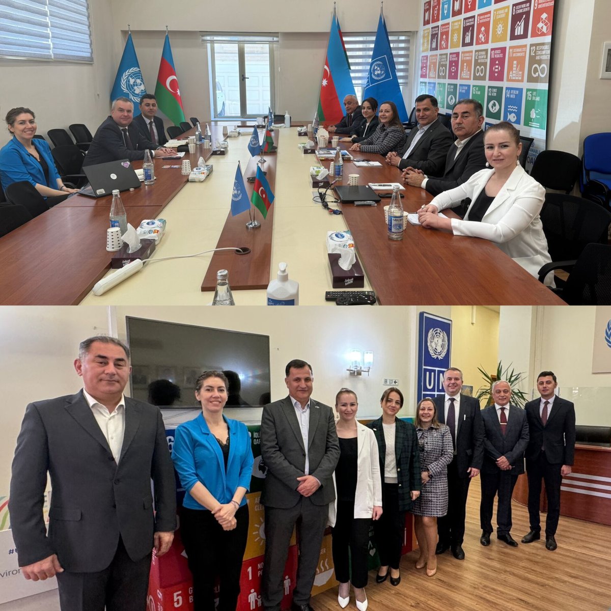 United Nations Volunteers HQ mission met with colleagues from #UNDPAzerbaijan to discuss ways to support UNDP projects with UNV solutions. #UNVAzerbaijan #UNVolunteers @UNVolunteers @UNVEurasia @UNDPAzerbaijan