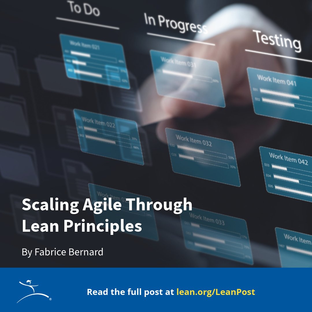 At the 2024 Lean Summit, Fabrice Bernhard, coauthor of The Lean Tech Manifesto and cofounder and CTO of global software group Theodo, shared how lean thinking provided a framework for scaling agile at his rapidly growing company. Watch the presentation: hubs.li/Q02vB2ls0