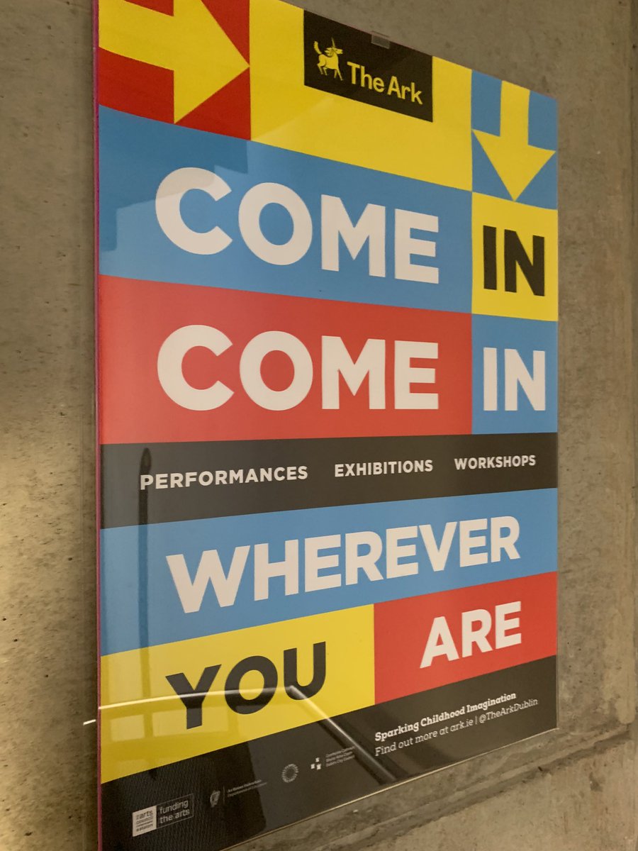 Gorgeous afternoon spent in @TheArkDublin at the launch of their #thearkstrategylaunch Fantastic to listen to everyone who spoke especially all their present and past youth council members. The highlight was @caoilfhionnanna galvanising speech. Well done to all involved 💙